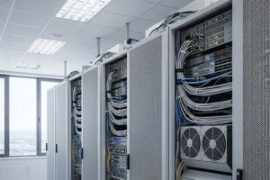 Infraestrutura de TI com servidor a pronta entrega