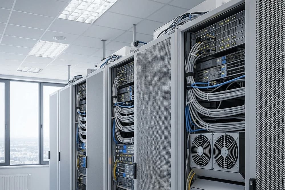 Infraestrutura de TI com servidor a pronta entrega